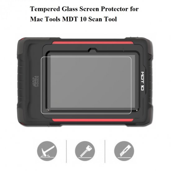 Tempered Glass Screen Protector Cover for MAC Tools MDT 10 MDT10 - Click Image to Close